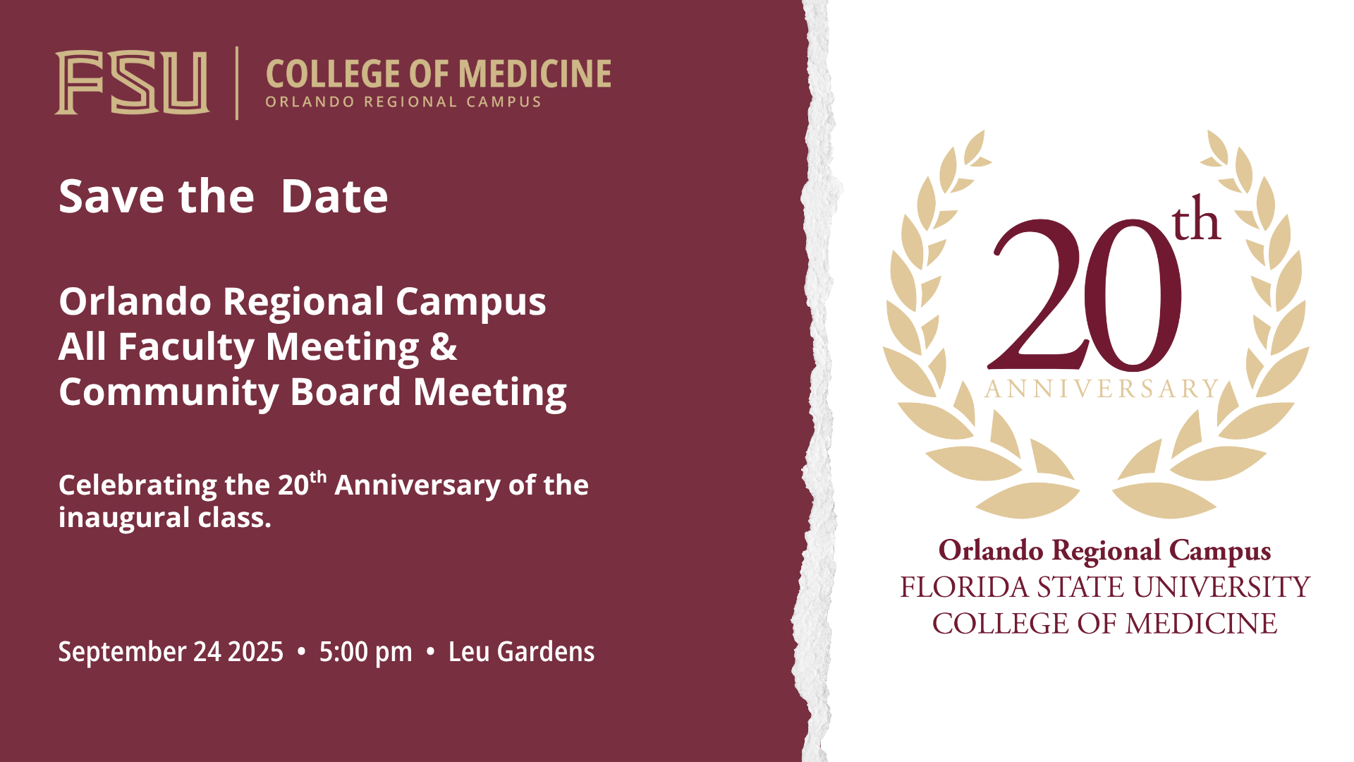 A postcard displaying the event information