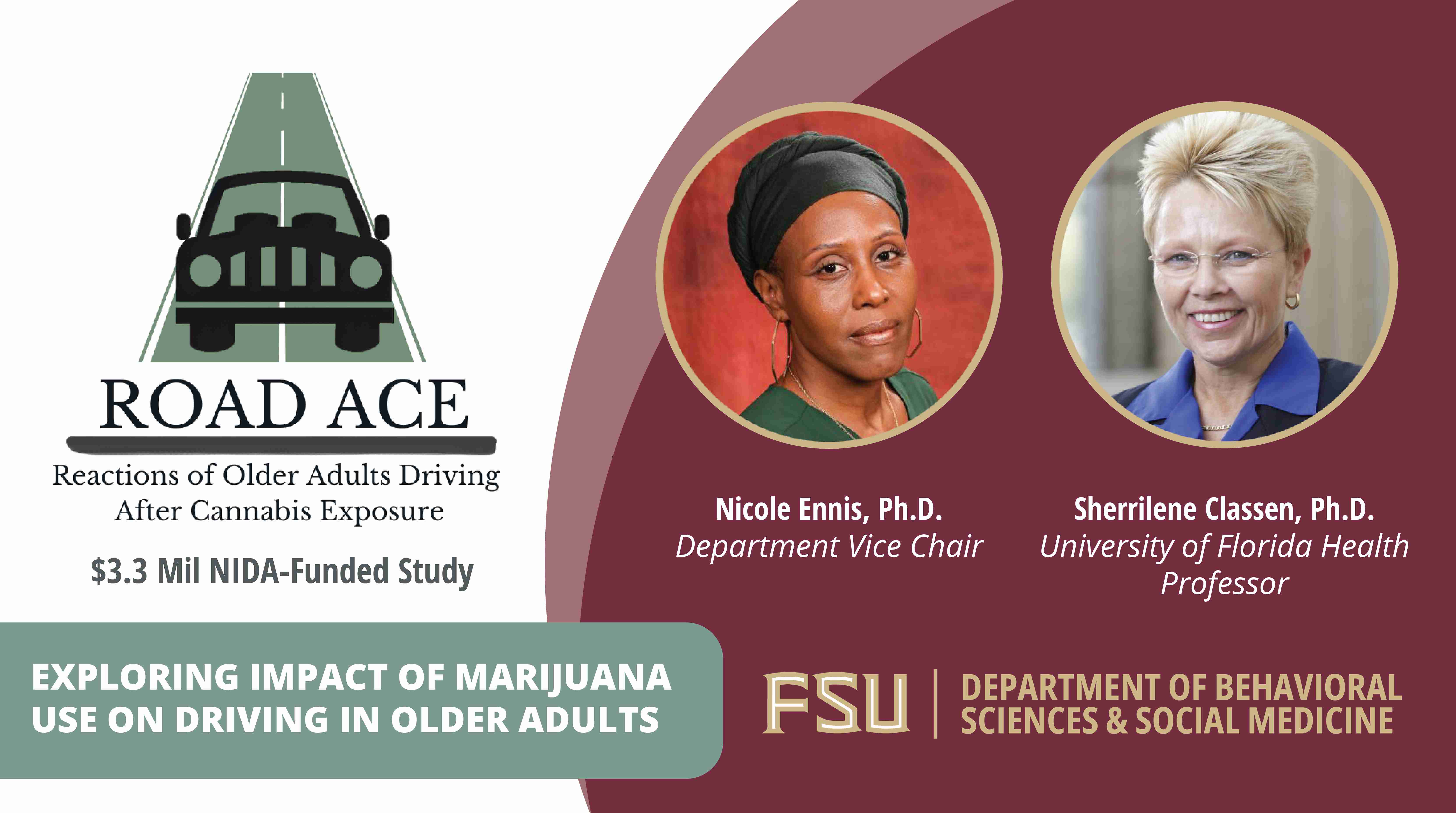 Ennis & Classen Awarded NIDA Grant to Study Medical Marijuana, Opioid Use & Driving in Older Adults