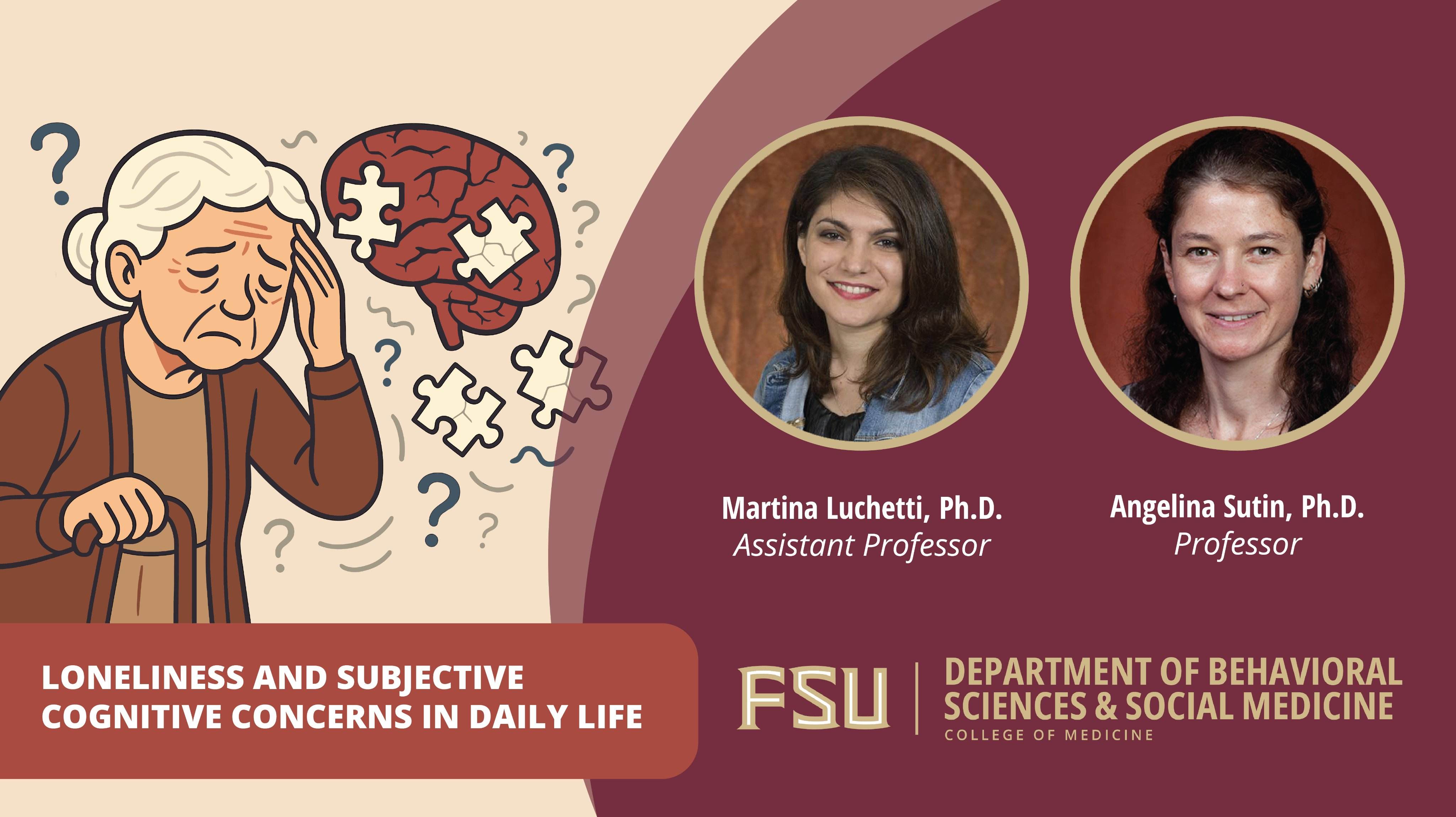 Luchetti & Sutin Examine Impact of Loneliness on Perceived Cognitive Health