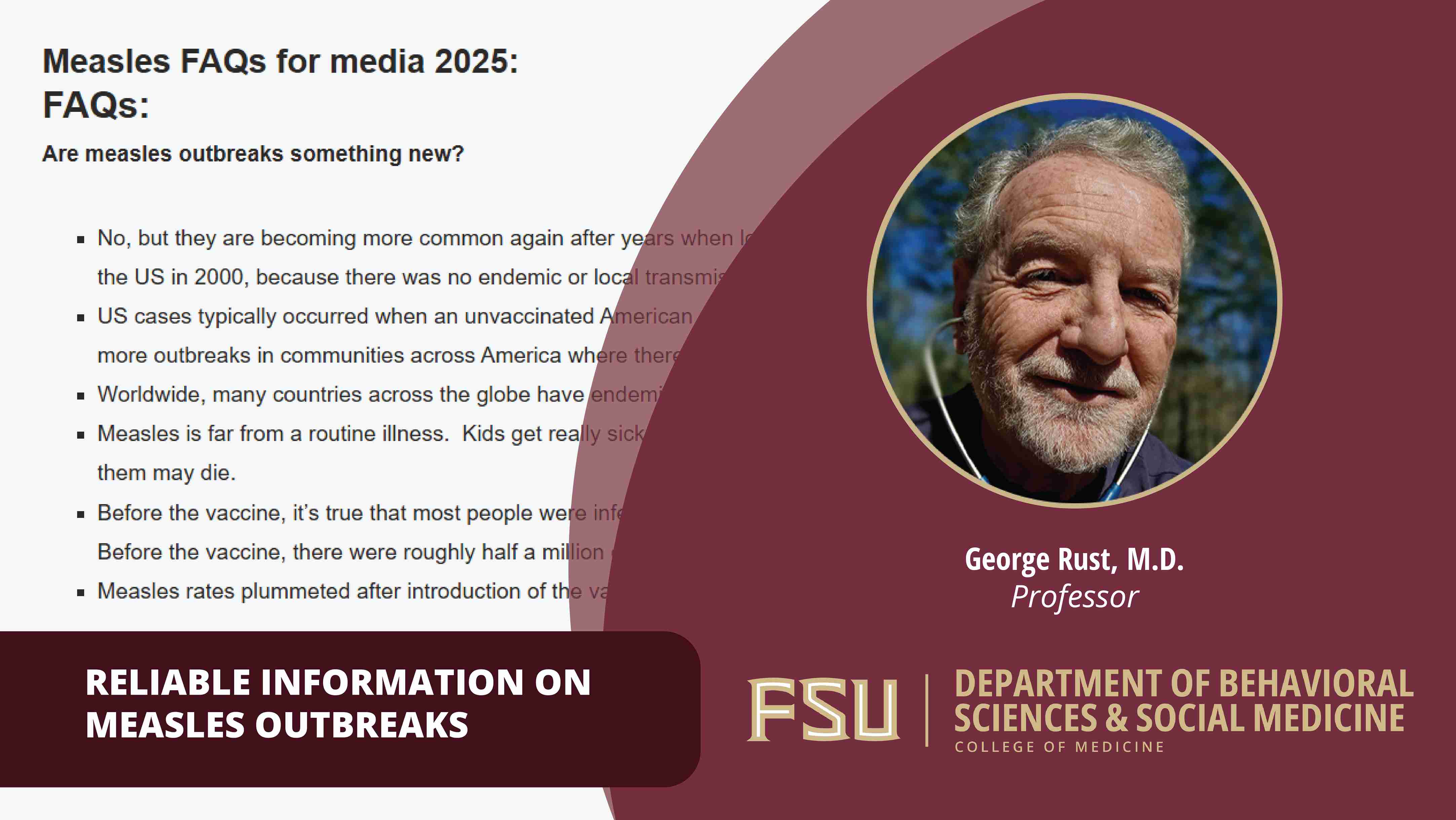 Rust Provides Reliable Information about Measles Outbreaks