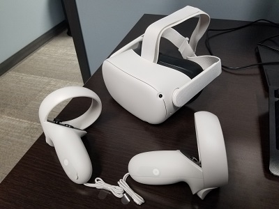 image of Oculus Quest setup