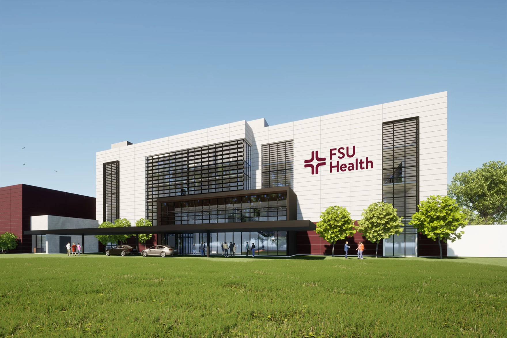 Renderig of the FSU Academic Health Center