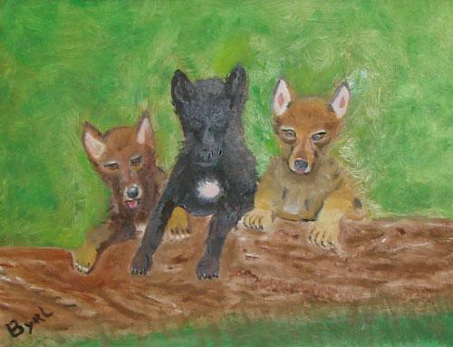 Curious Trio by Byrl Clayton