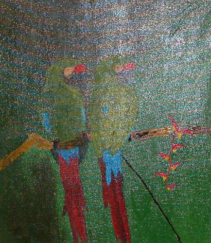 Two Parrots by Carmen Burton