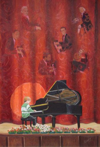 First Recital by Charles Hazelip	Harvest Time by Mary Hafner