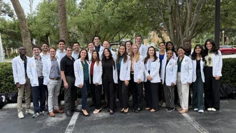 The 24 members of the Orlando PA Class of 2027