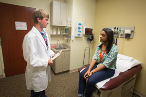 doctor with patient